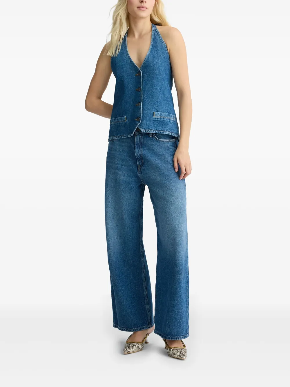 LIU JO Denim top - Blauw