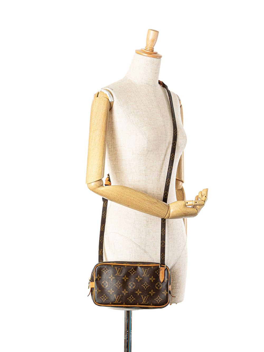 Louis Vuitton Pre-Owned 2003 Marly Bandoulière crossbodytas met monogram - Bruin