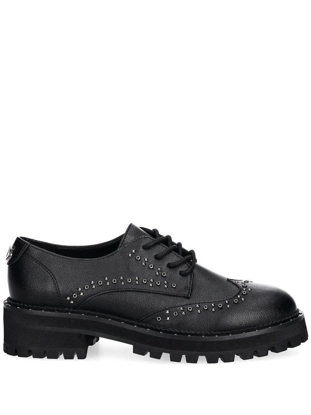 TWINSET 45mm leather brogues Black