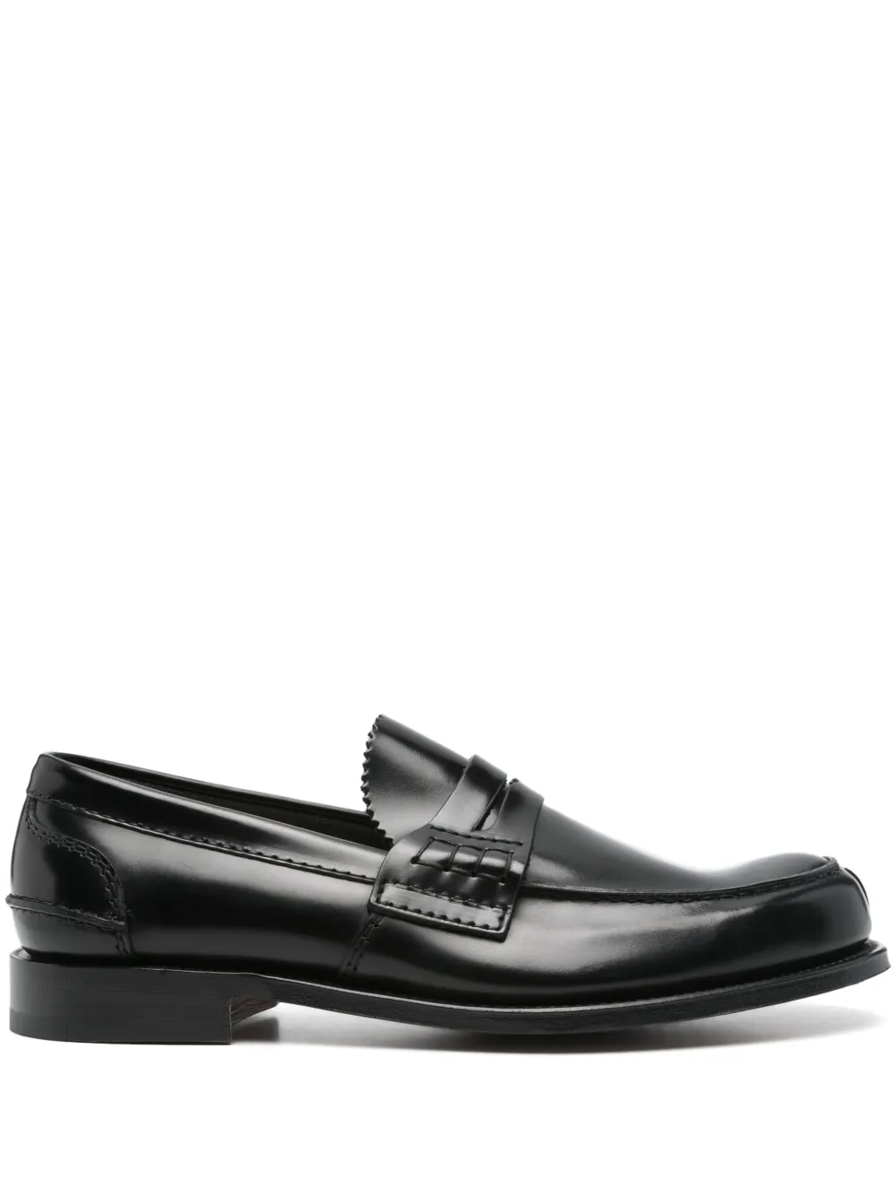 Church's leather loafers Black