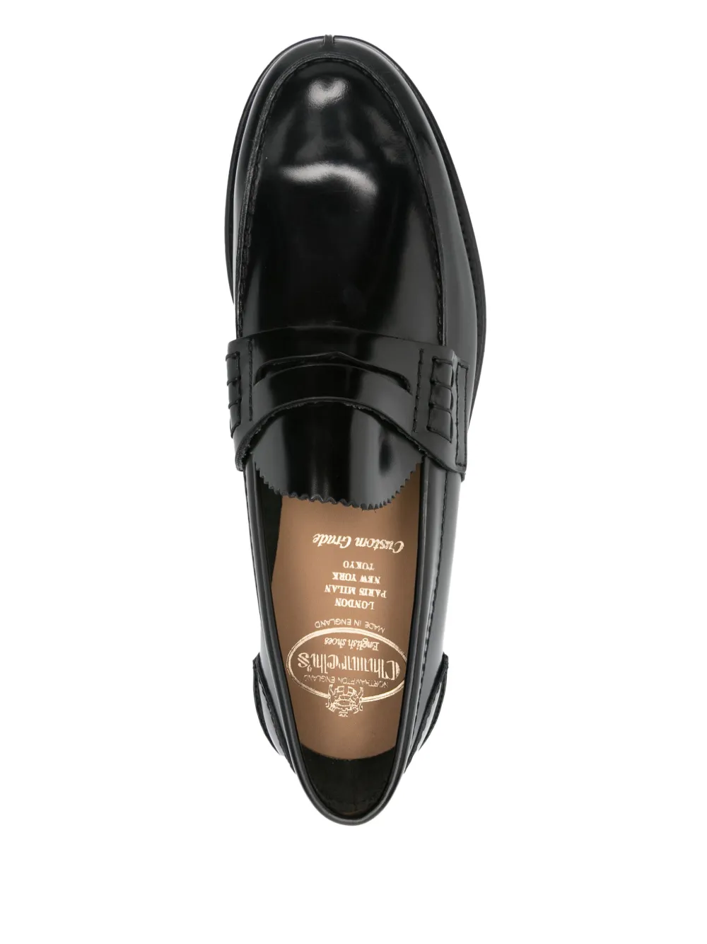 Church's leather loafers Black