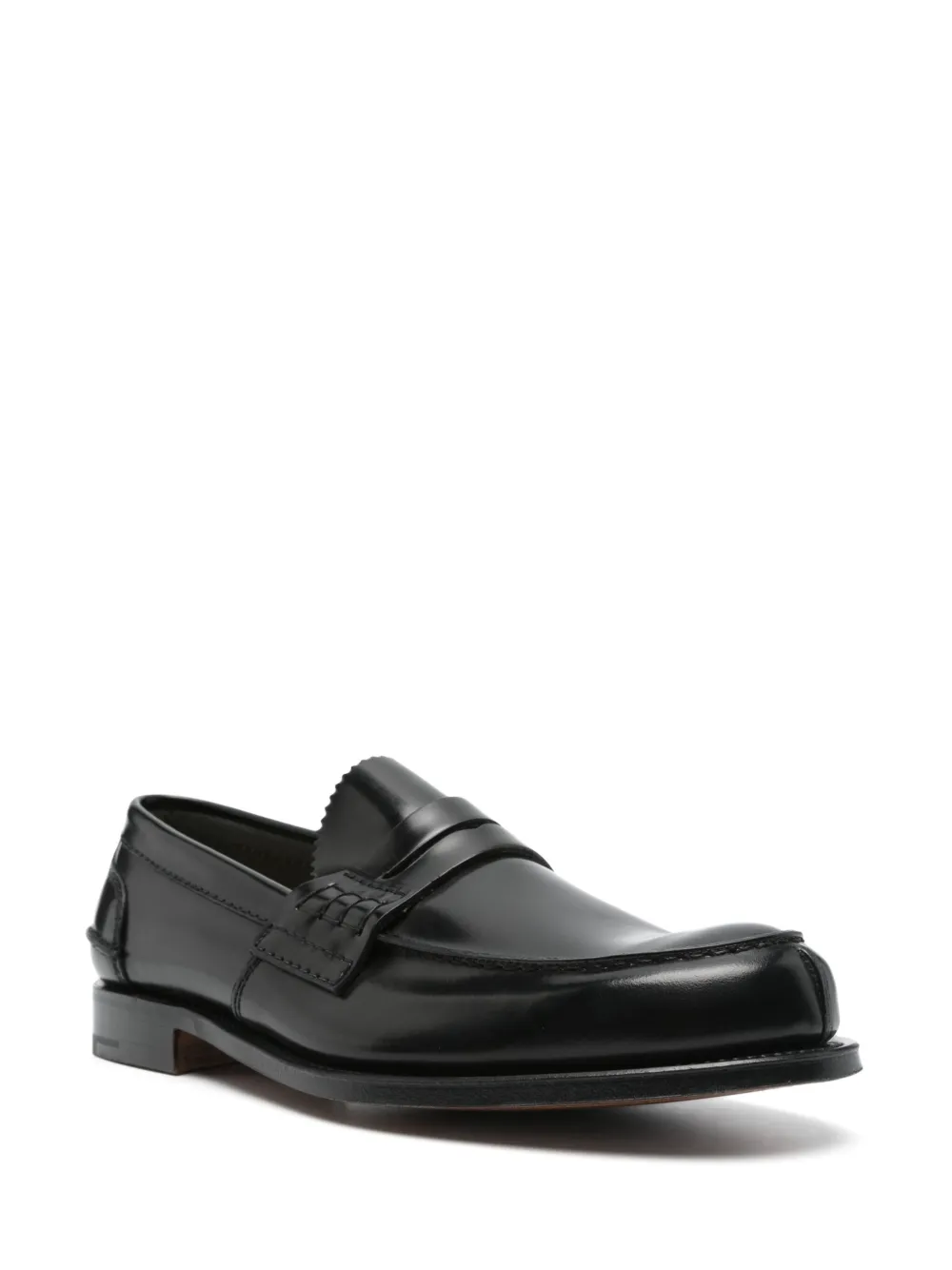 Church's leather loafers Black