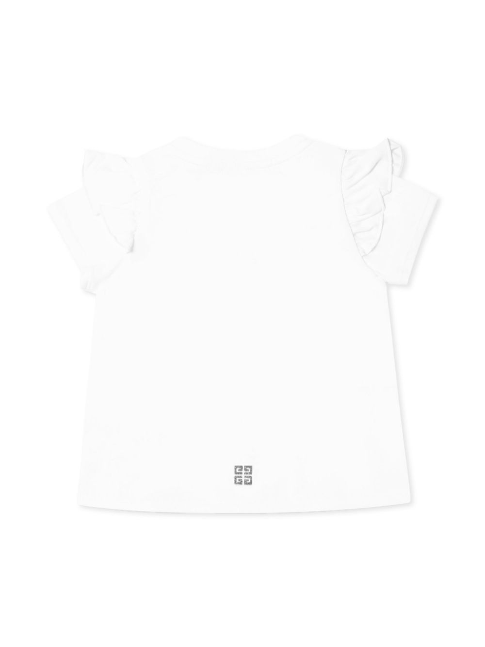 Givenchy Kids ruffle sleeve T-shirt - White