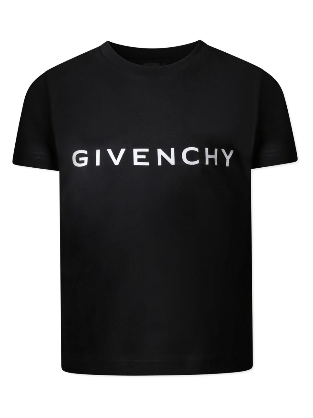 Givenchy Kids logo-print T-shirt Zwart