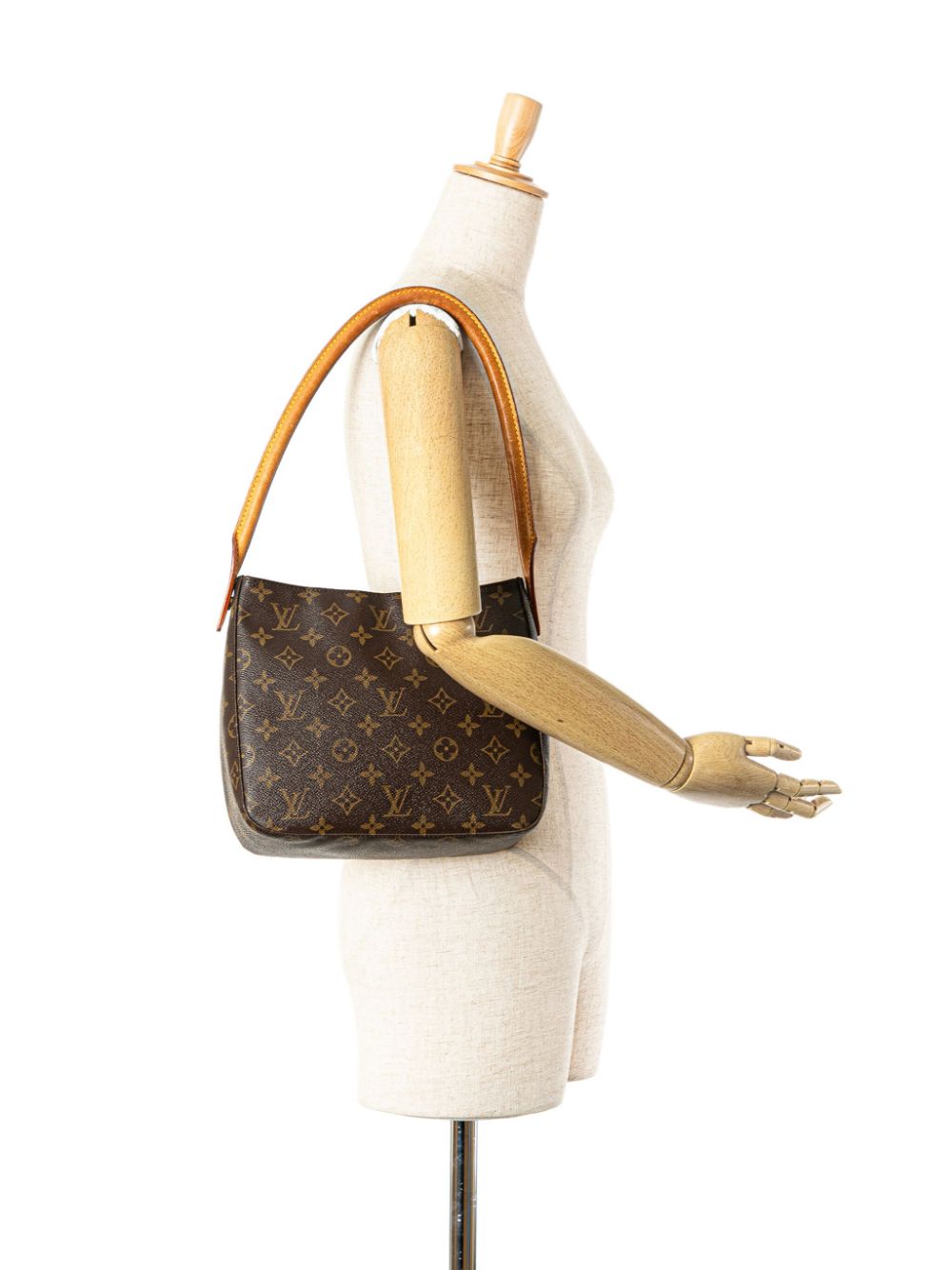 Louis Vuitton Pre-Owned 2001 Monogram Looping MM schoudertas - Bruin