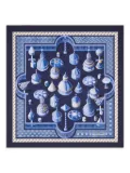 Ferragamo domes-print scarf - Blue