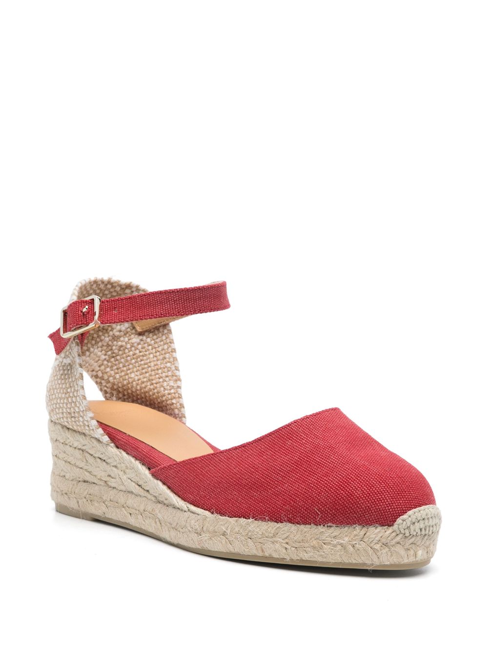 Castañer 50 mm Carol espadrilles Rood