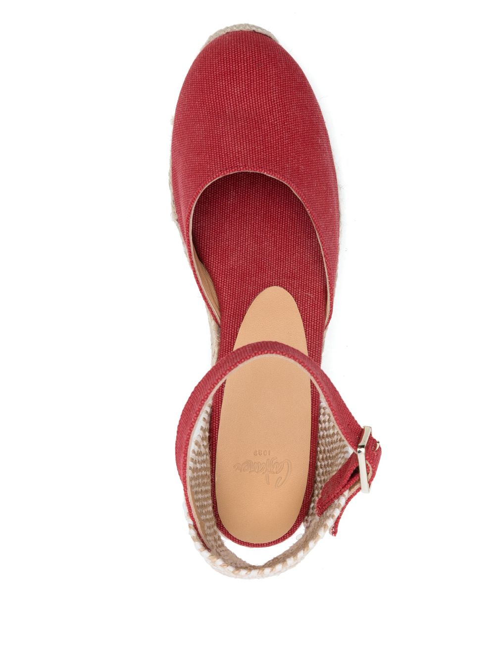 Castañer 50 mm Carol espadrilles Rood