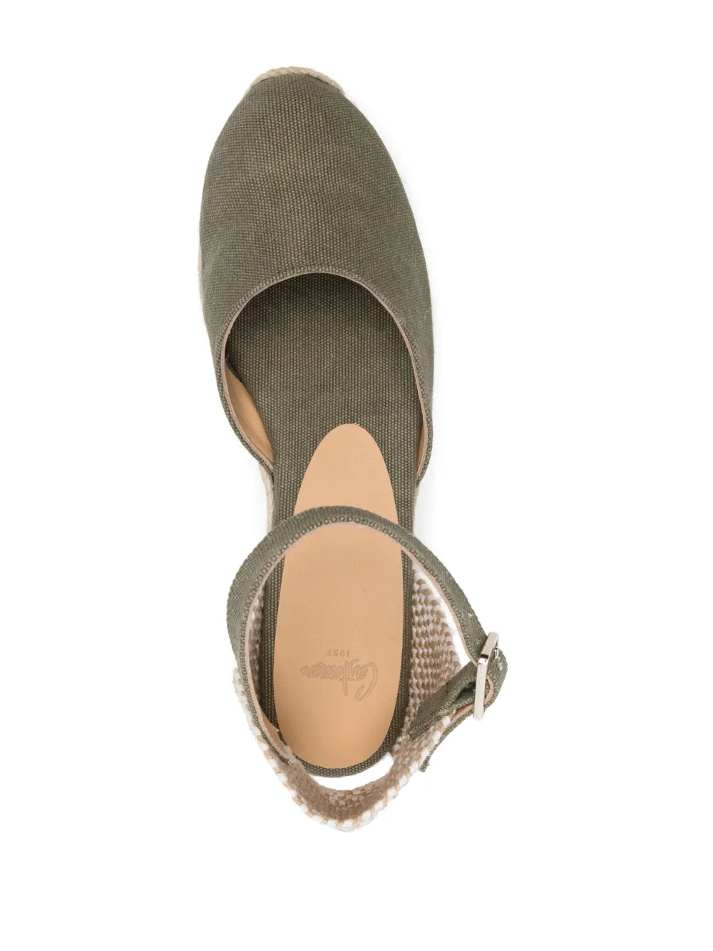 Castañer 50 mm Carol espadrilles Groen