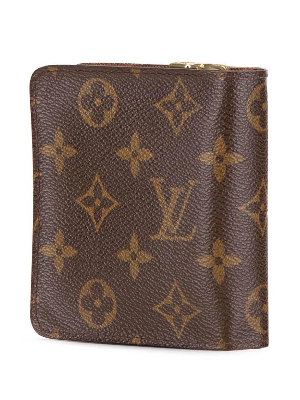 Louis Vuitton Pre-Owned 2004 Bi-Fold Compact Wallet kleine portemonnee met monogram - Bruin