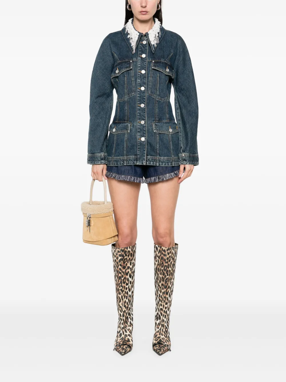 Givenchy crystals and pearls embellished jacket | Denim Jackets | Image 2