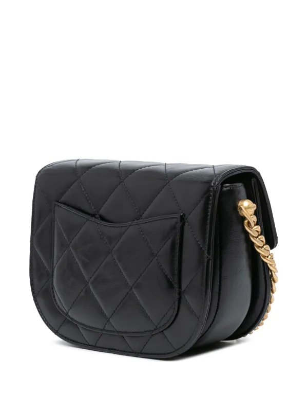 CHANEL Pre-Owned 2021-2024 ココマーク マトラッセ カーフ