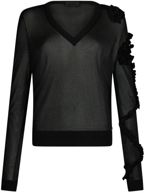 LIU JO ruffled sweater