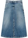 TWINSET denim midi skirt - Blue