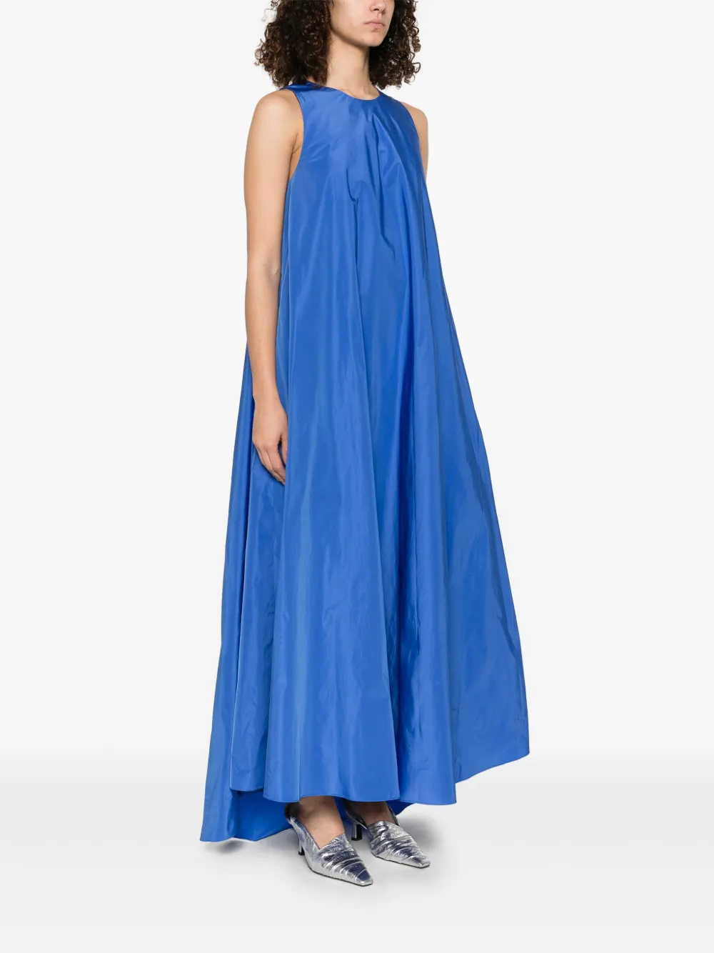 P.A.R.O.S.H. Mouwloze maxi-jurk Blauw