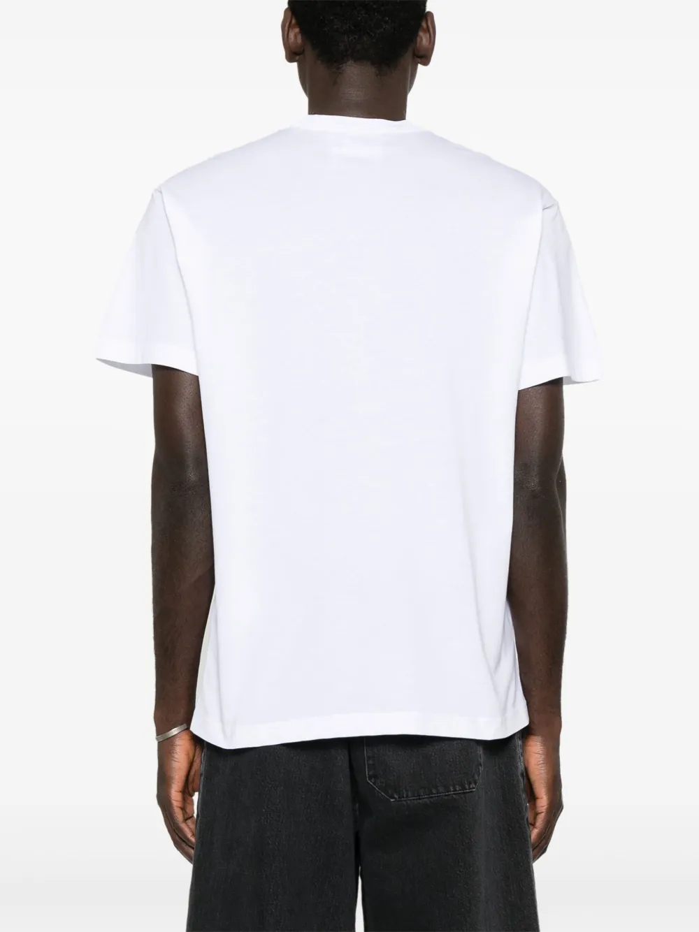 Versace Jeans Couture T-shirt met V-embleem Wit
