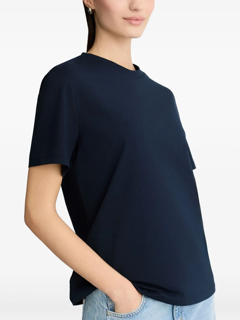 LIU JO Katoenen T-shirt Blauw