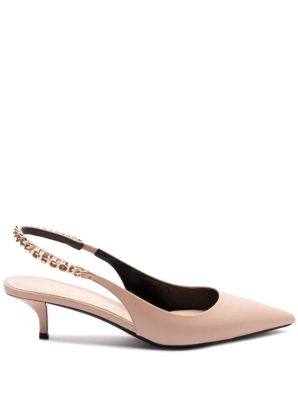Gucci 45mm Chain Pumps in Pink
