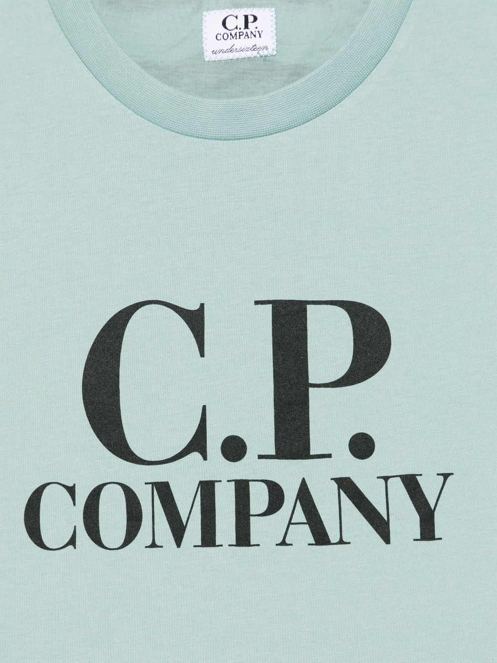 C.P. Company Kids T-shirt met logoprint - Groen