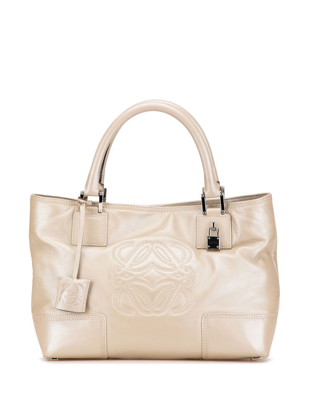 2000 Metallic Calfskin Fusta 28 tote bag