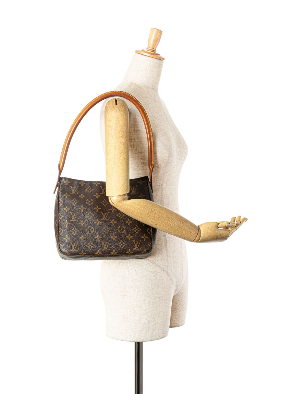 Louis Vuitton Pre-Owned 2002 Monogram Looping MM schoudertas - Bruin