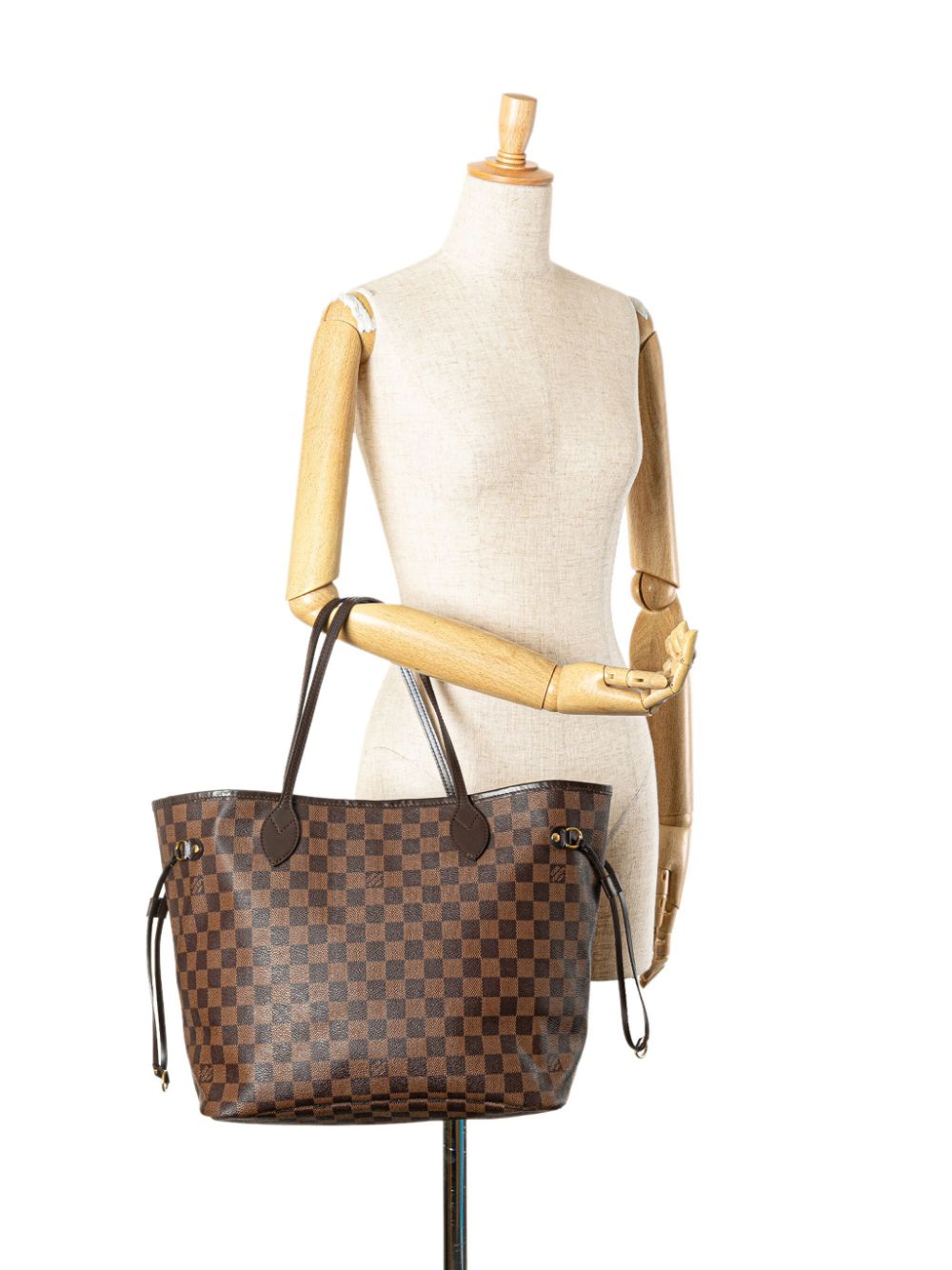 Louis Vuitton Pre-Owned 2009 Damier Ebene Neverfull MM shopper - Bruin