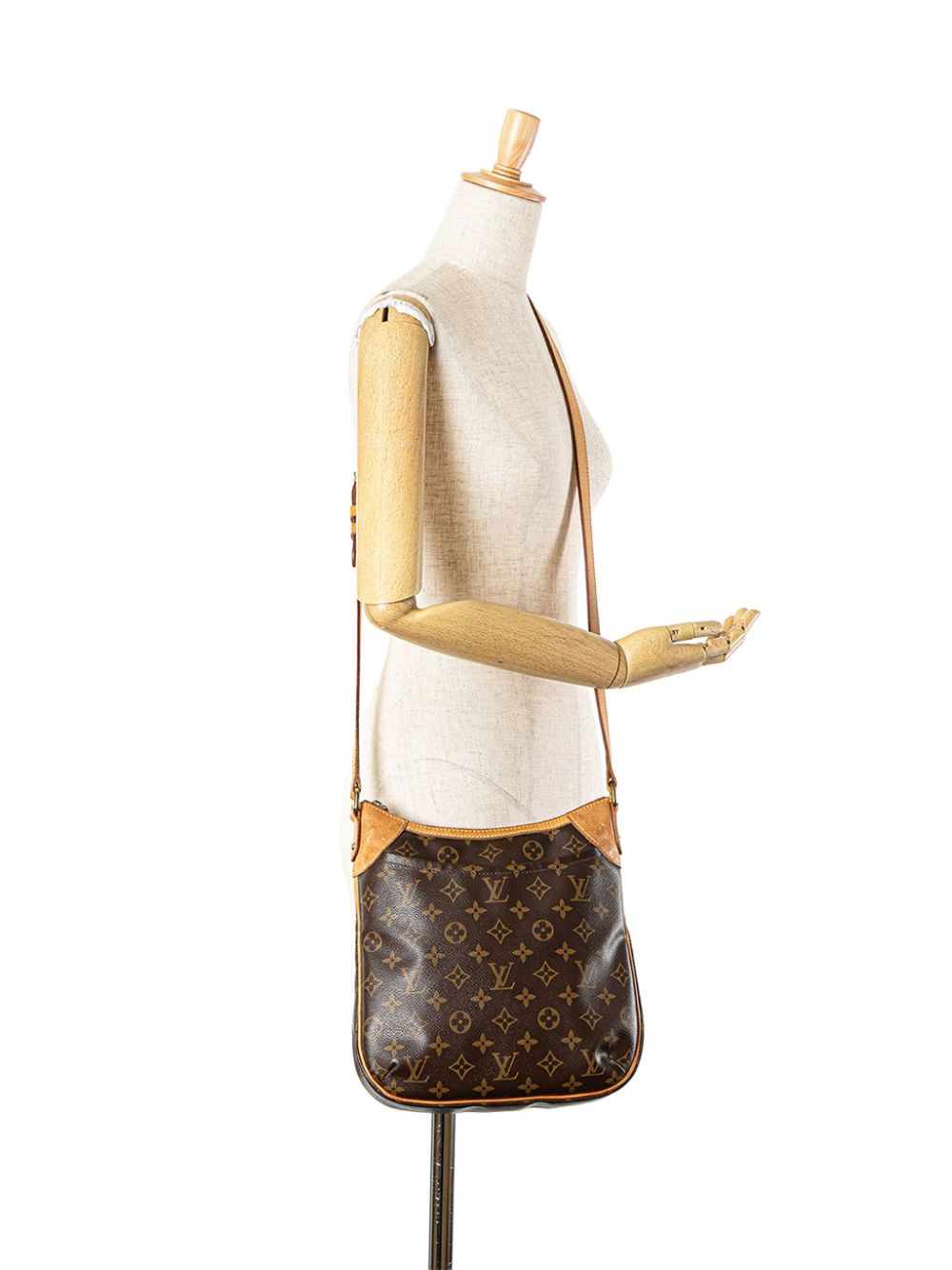 Louis Vuitton Pre-Owned 2013 Odeon PM crossbodytas met monogram - Bruin