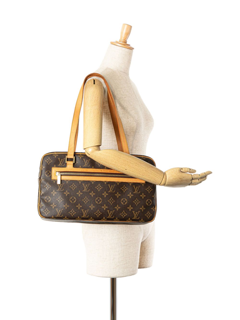 Louis Vuitton Pre-Owned 2003 Monogram Cite GM schoudertas - Bruin