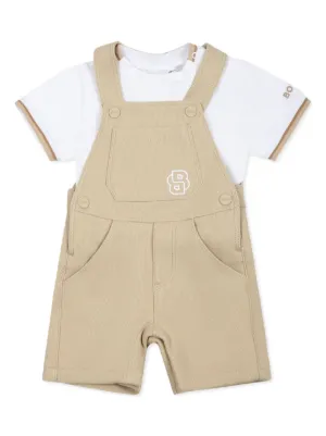 BOSS Kidswear オーバーオール＆Tシャツ セット | イエロー | FARFETCH JP