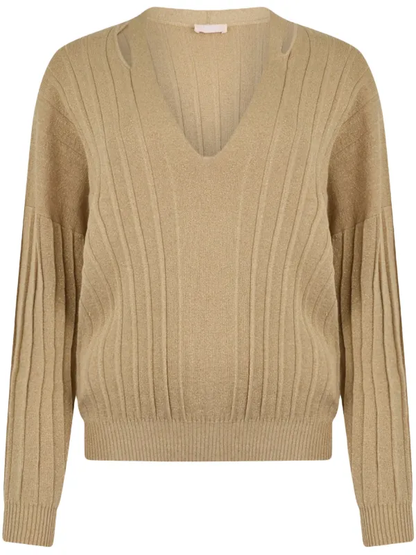 LIU JO Pull Lurex Tons Neutres FARFETCH FR