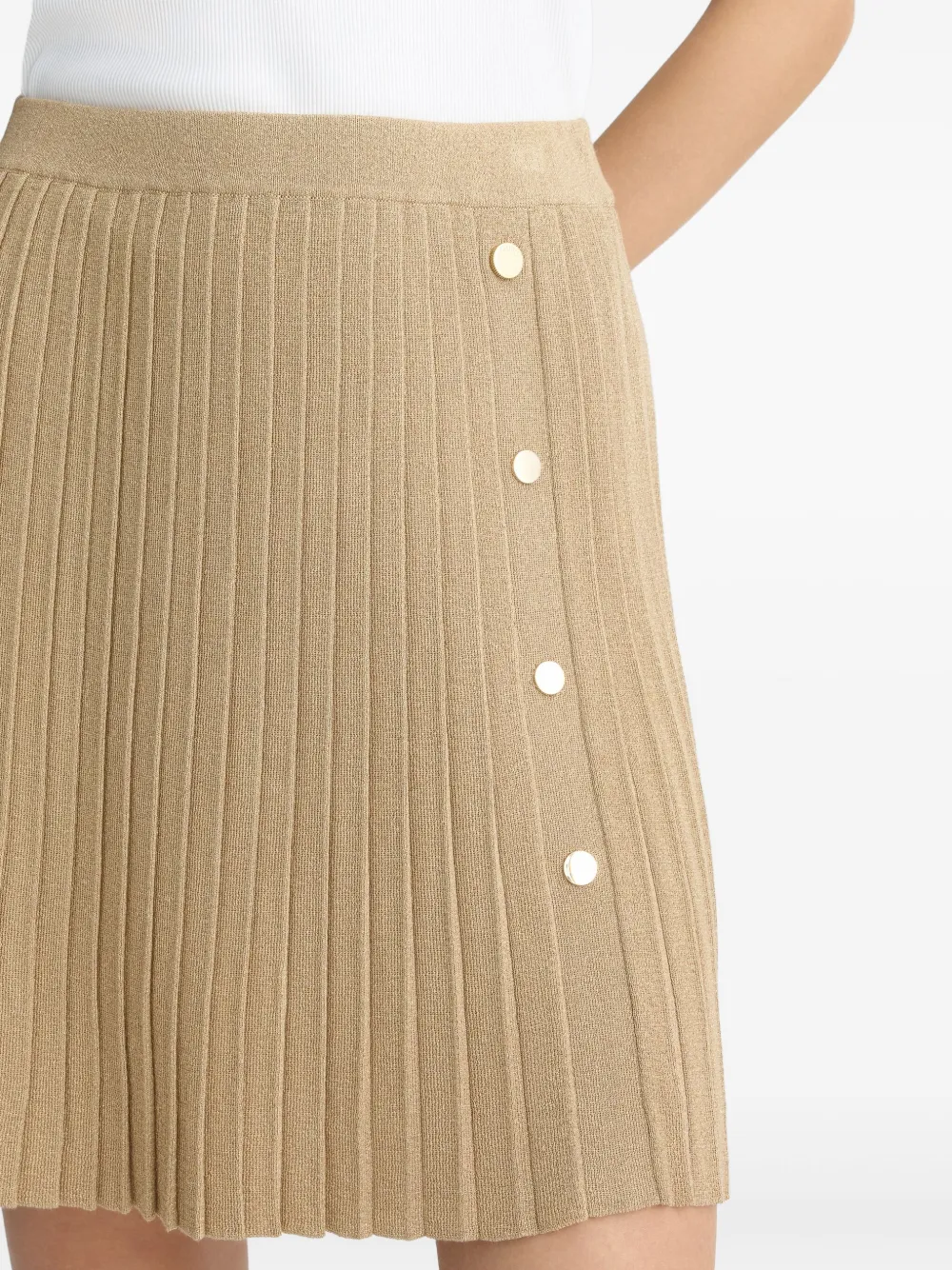 LIU JO Knitted Mini Skirt | Neutrals | FARFETCH LB