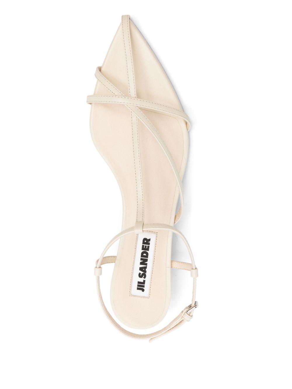 Jil Sander High sandalen Wit