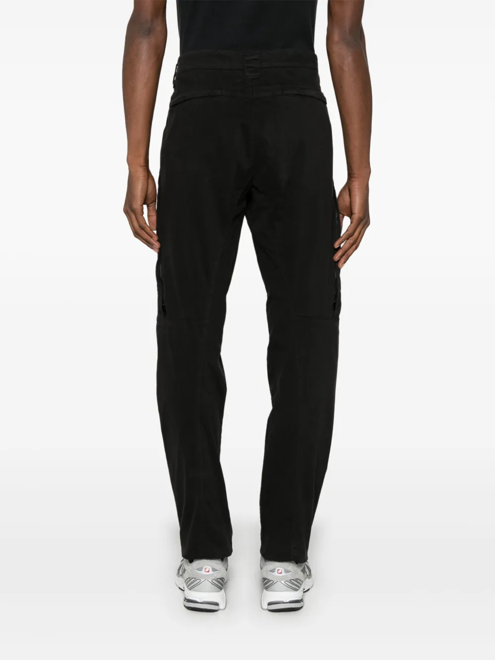 C.P. Company Broek met toelopende pijpen Zwart