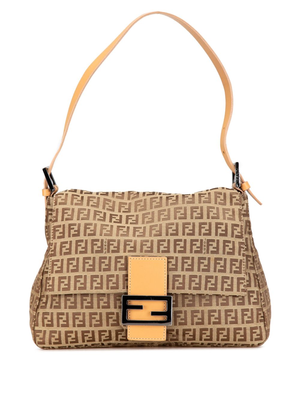 Fendi Pre-Owned 2000-2010 Zucchino Canvas Mamma Forever shoulder bag - Brown