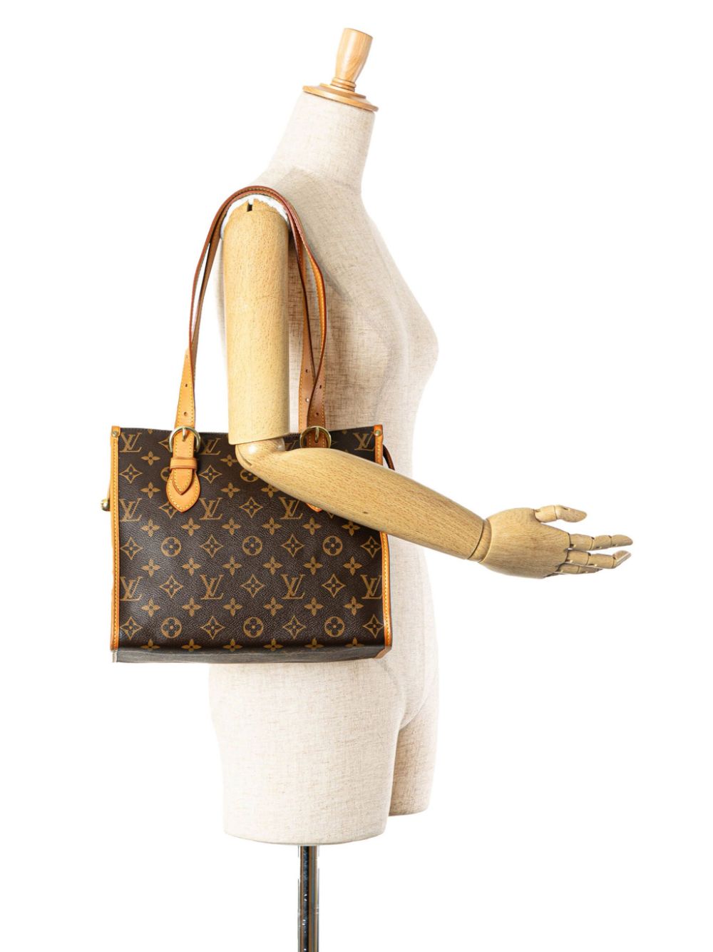 Louis Vuitton Pre-Owned 2007 Popincourt Haut schoudertas met monogram - Bruin