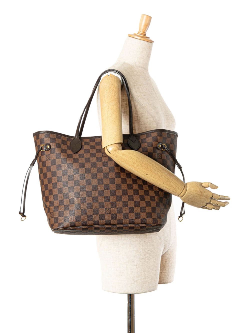 Louis Vuitton Pre-Owned 2009 Damier Ebene Neverfull MM shopper - Bruin