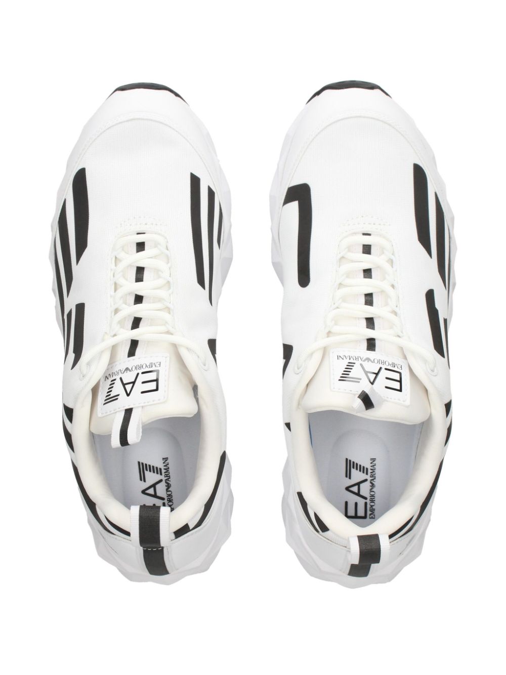 Ea7 Emporio Armani logo-print sneakers White