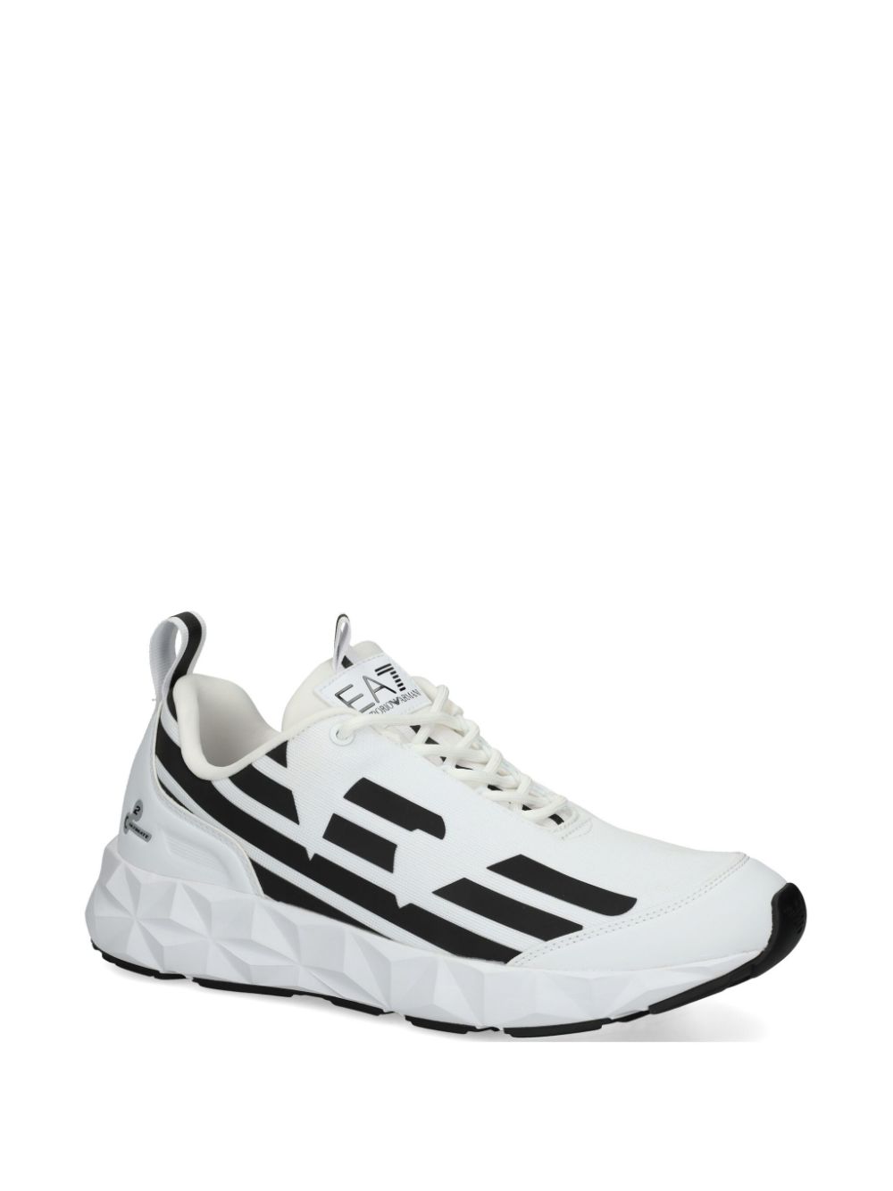 Ea7 Emporio Armani logo-print sneakers - Wit