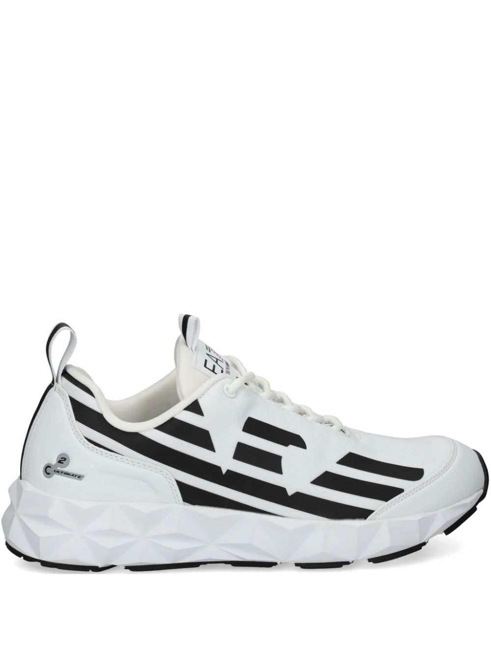 Ea7 Emporio Armani logo-print sneakers White