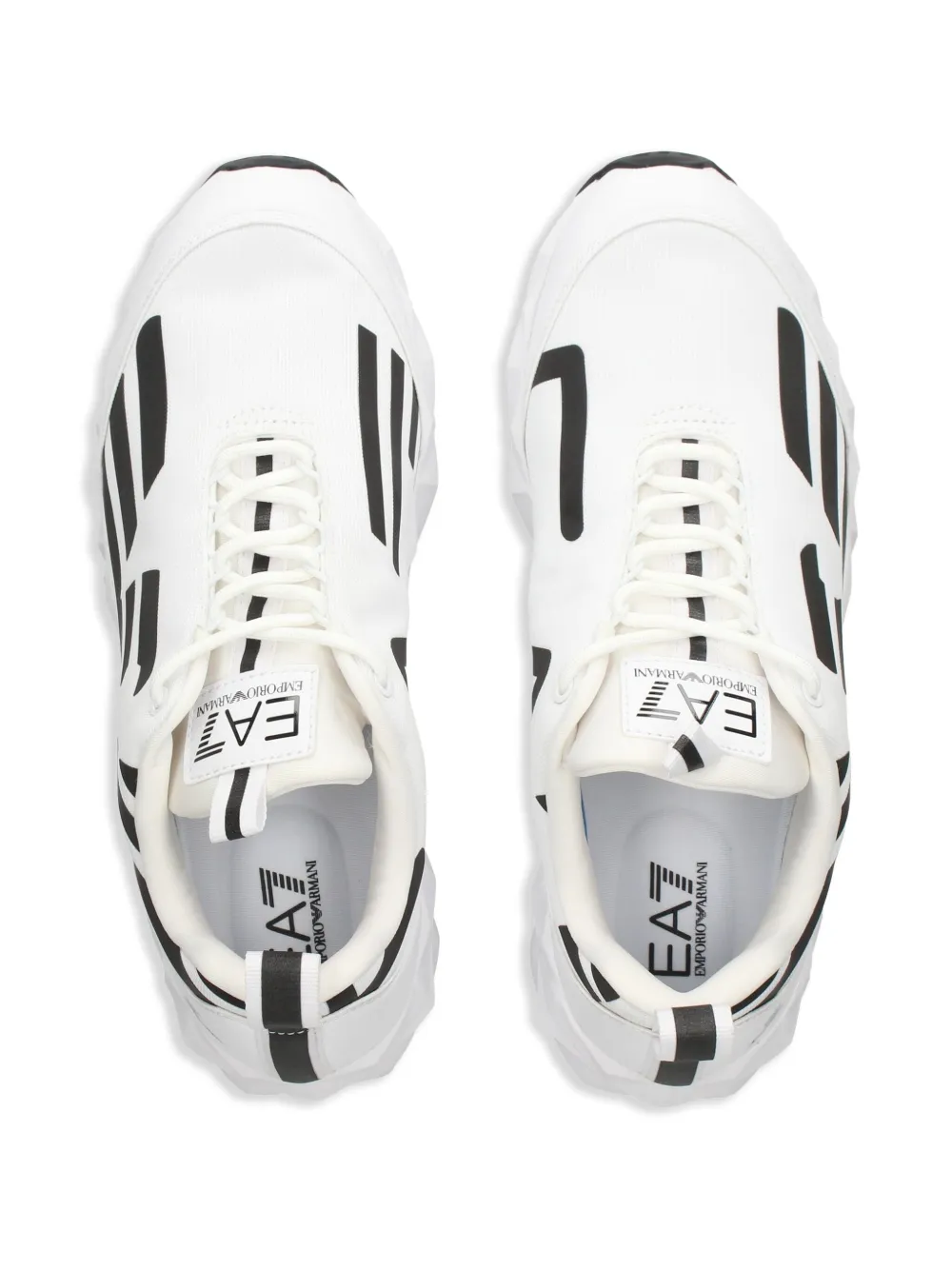 Ea7 Emporio Armani logo-print sneakers White