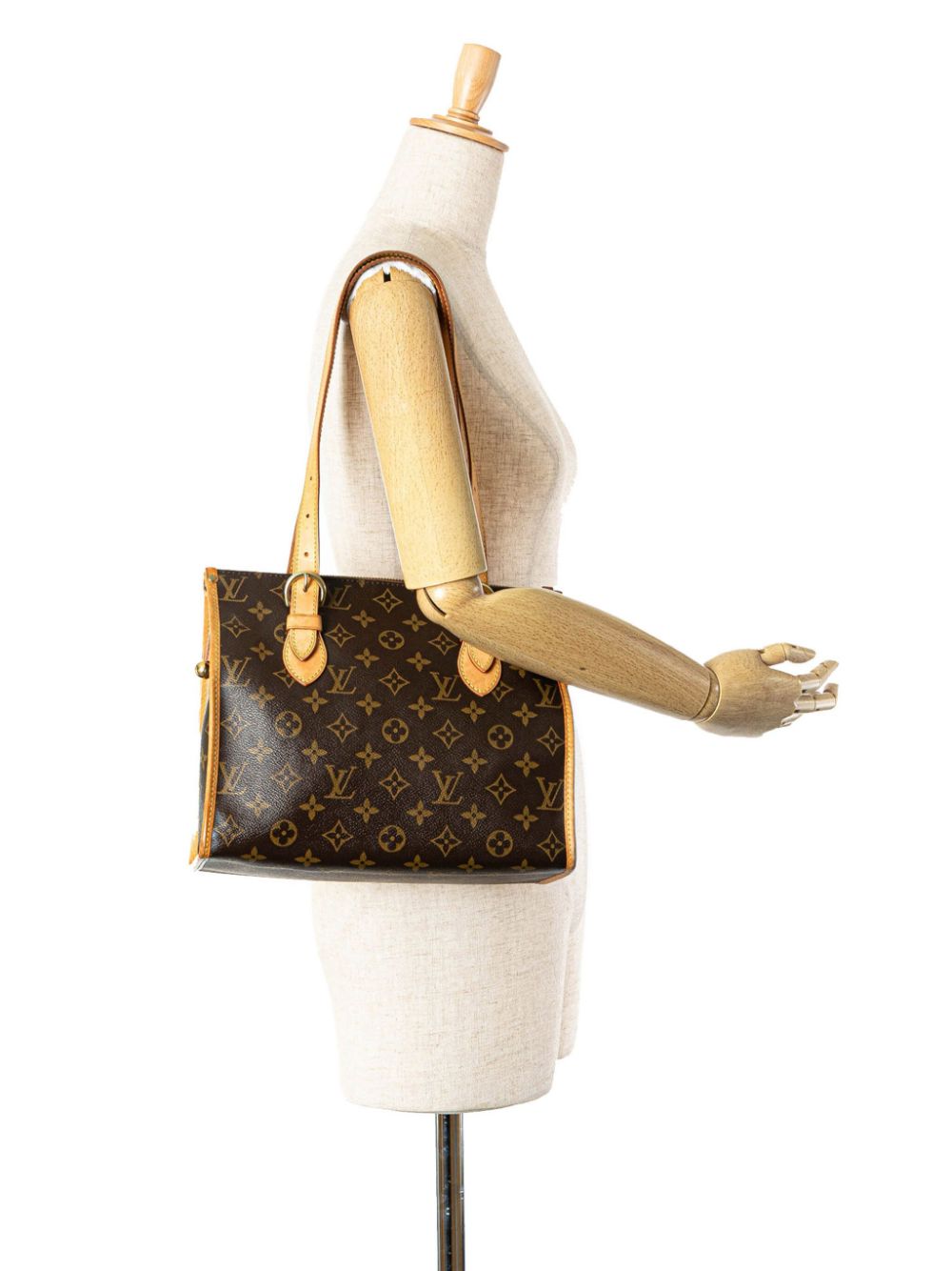 Louis Vuitton Pre-Owned 2006 Popincourt Haut schoudertas met monogram - Bruin