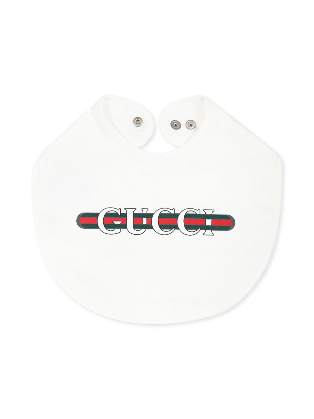 Gucci Kids Web-print logo bib - White