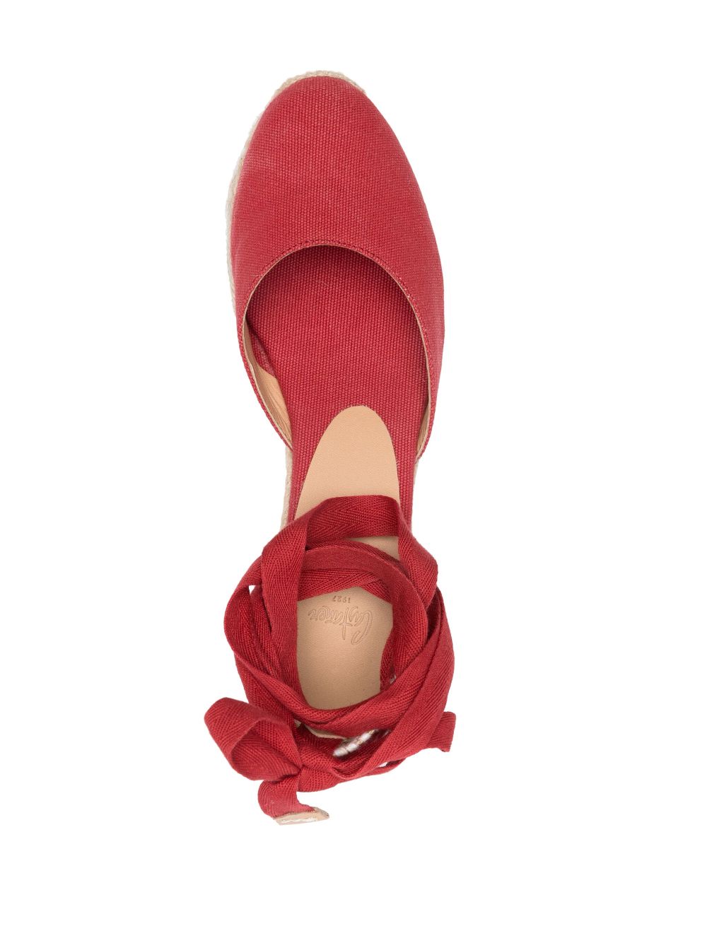 Castañer 70 mm Carina espadrilles Rood