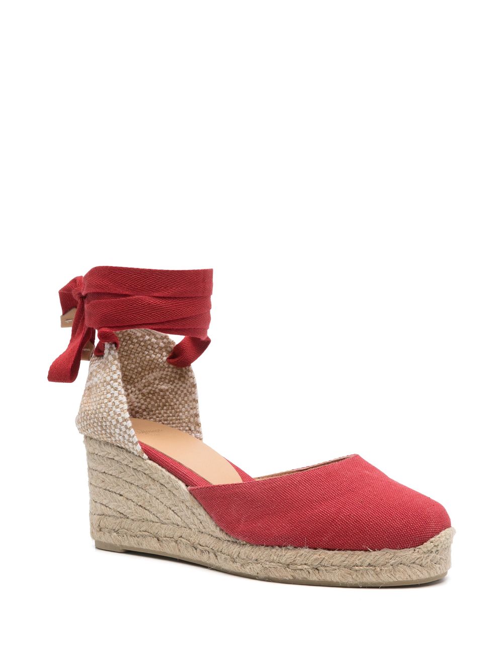 Castañer 70 mm Carina espadrilles Rood