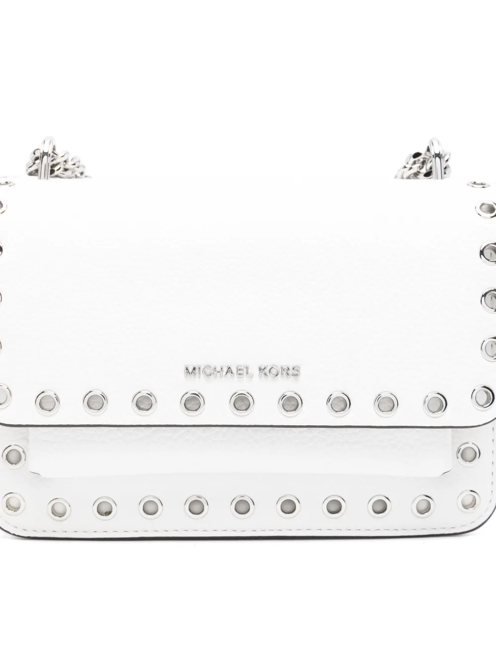 Michael Kors Schoudertas met ringlets Wit