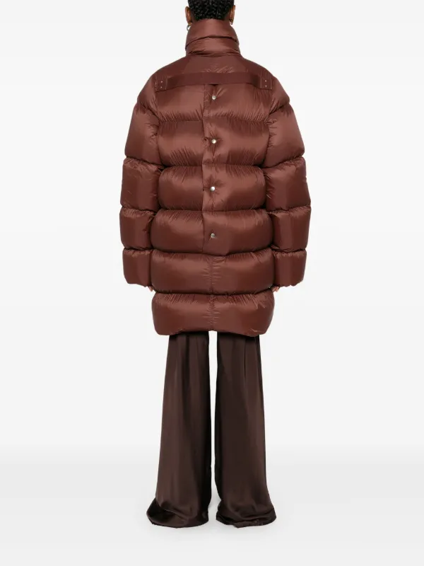 【関税込み】Rick Owens ブラウン Turtle ダウンコート Rick Owens Turtle コート | ブラウン | FARFETCH JP