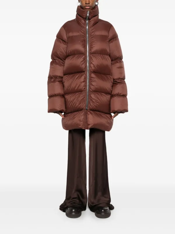 Rick Owens Turtle コート | ブラウン | FARFETCH JP