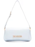 Love Moschino logo-lettering shoulder bag - Blue