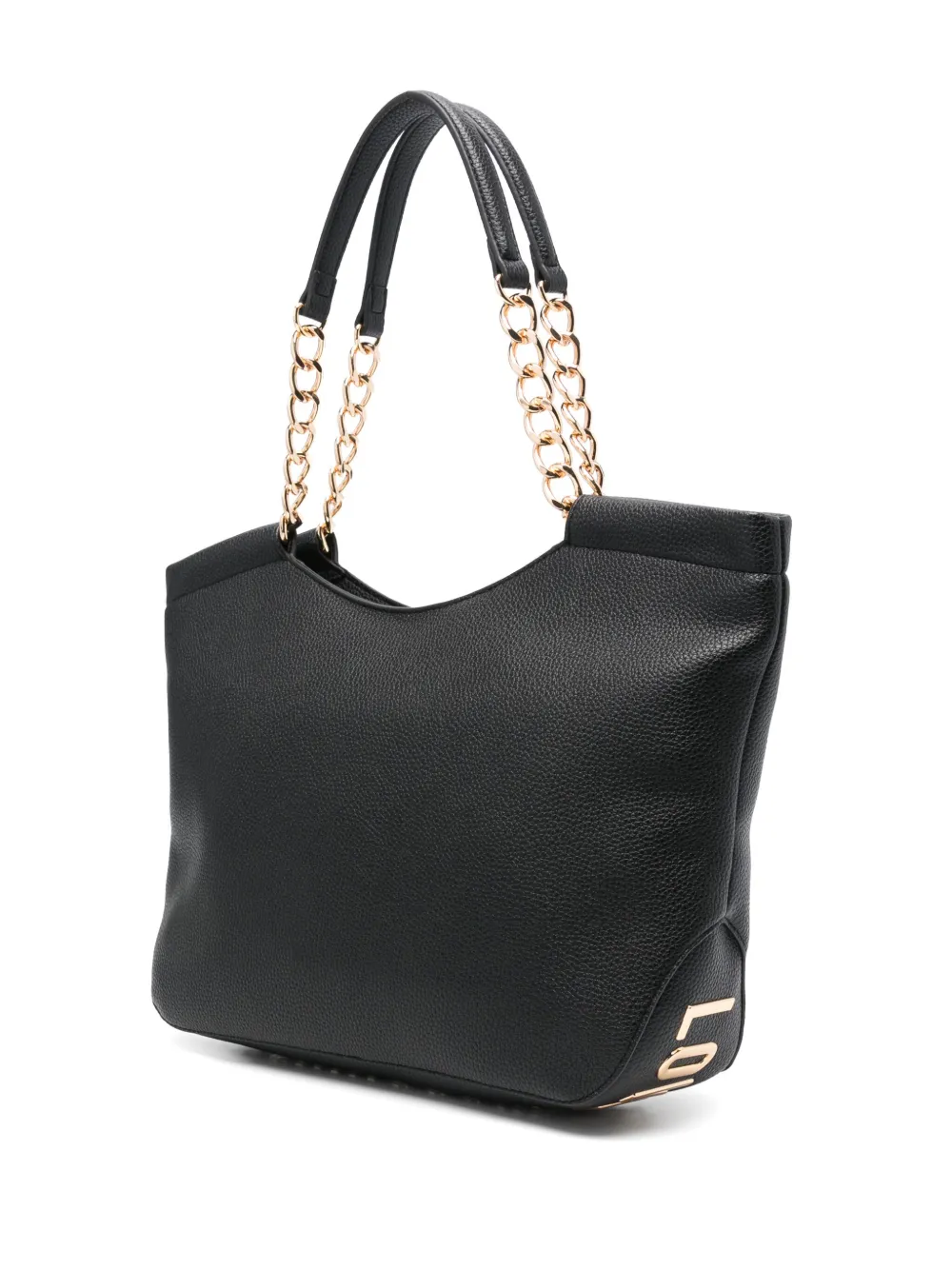 Love Moschino Shopper met logo Zwart