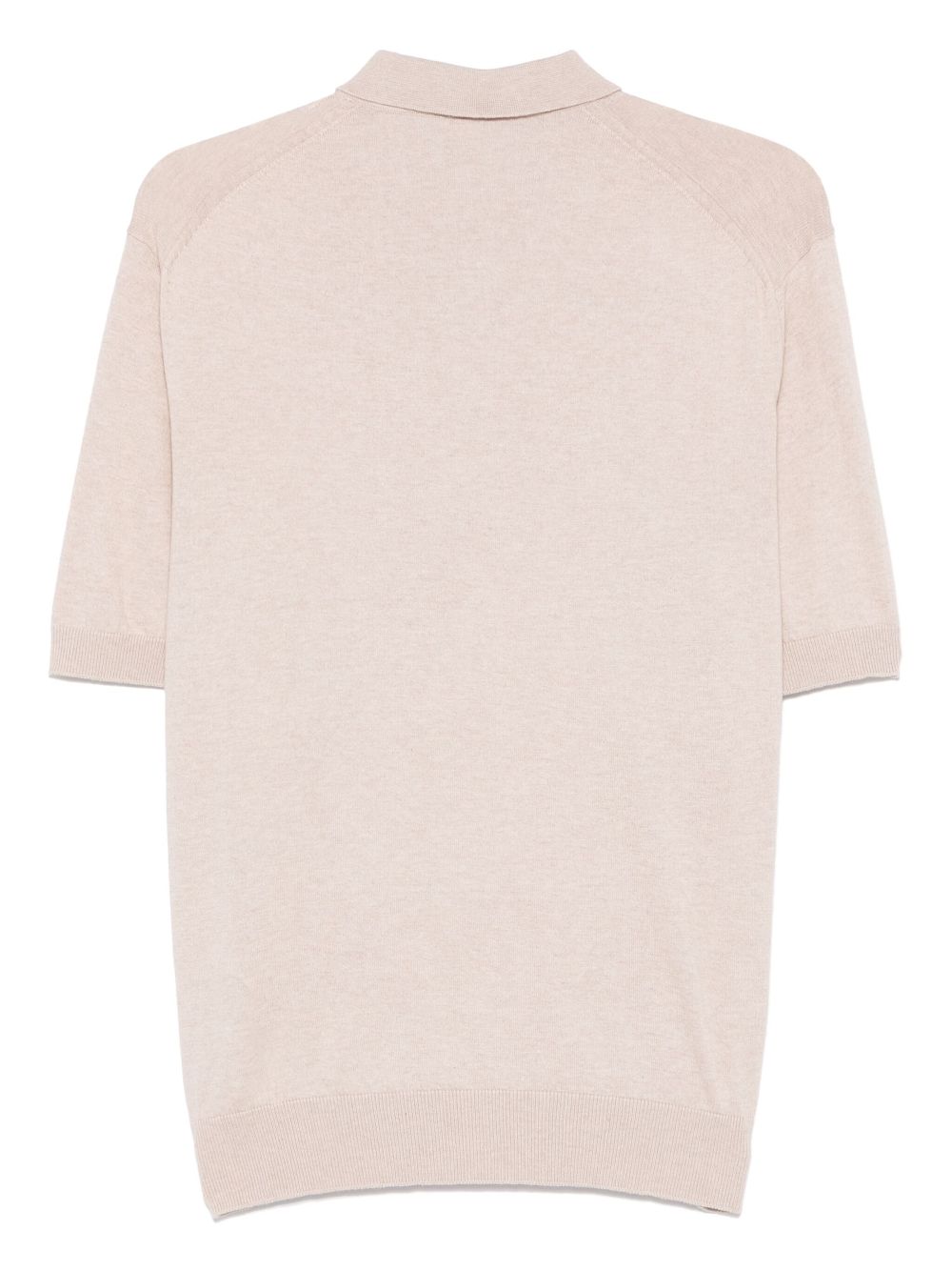 Eleventy Poloshirt met gemêleerd effect - Beige